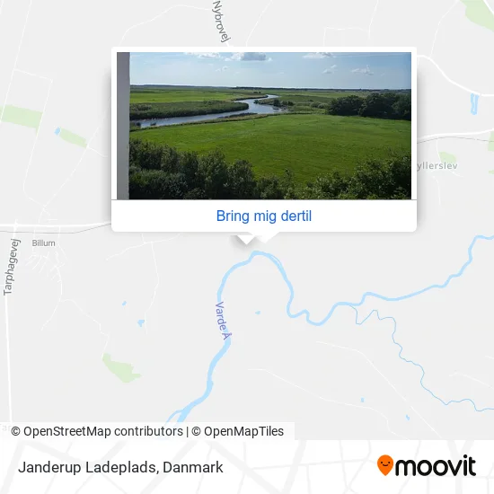 Janderup Ladeplads kort