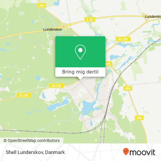 Shell Lunderskov kort