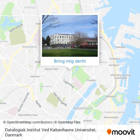 Datalogisk Institut Ved Københavns Universitet kort