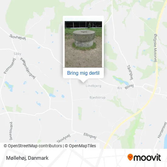 Møllehøj kort