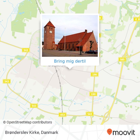 Brønderslev Kirke kort