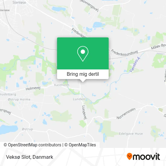 Veksø Slot kort