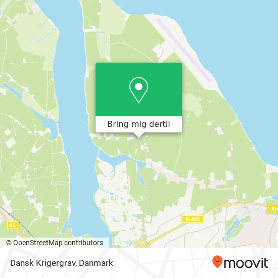 Dansk Krigergrav kort