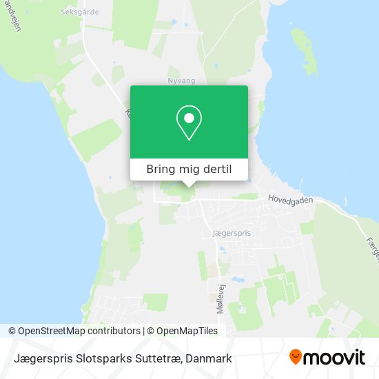 Jægerspris Slotsparks Suttetræ kort