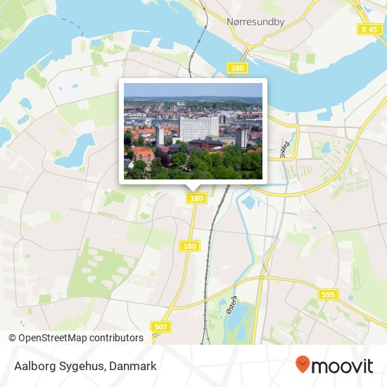 Aalborg Sygehus kort