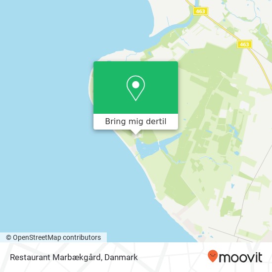 Restaurant Marbækgård kort