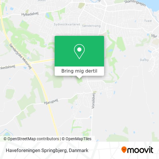 Haveforeningen Springbjerg kort