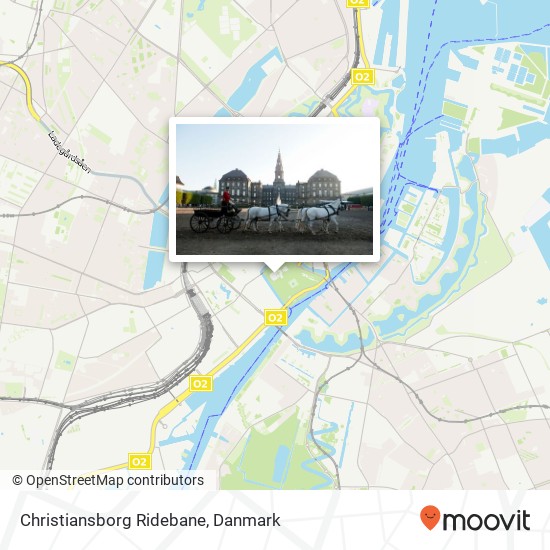 Christiansborg Ridebane kort