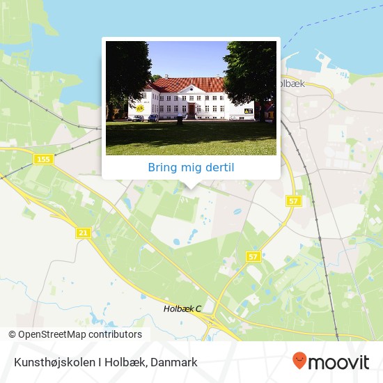 Kunsthøjskolen I Holbæk kort