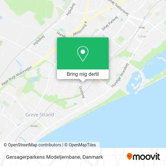 Gersagerparkens Modeljernbane kort