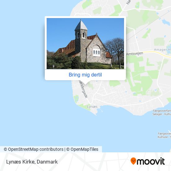 Lynæs Kirke kort