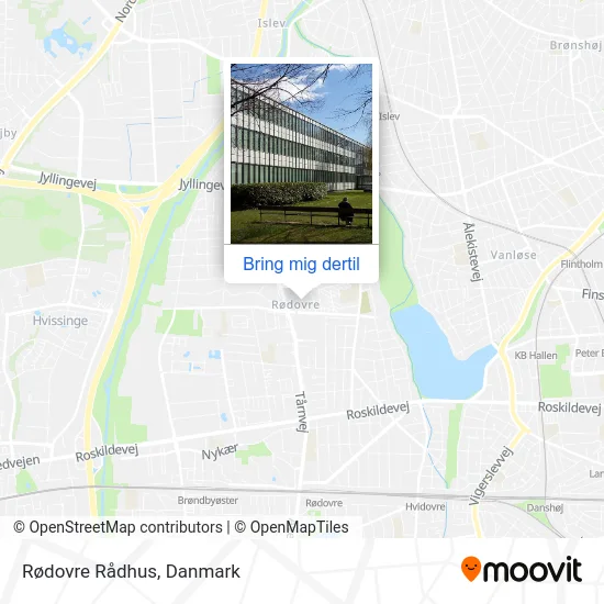 Rødovre Rådhus kort