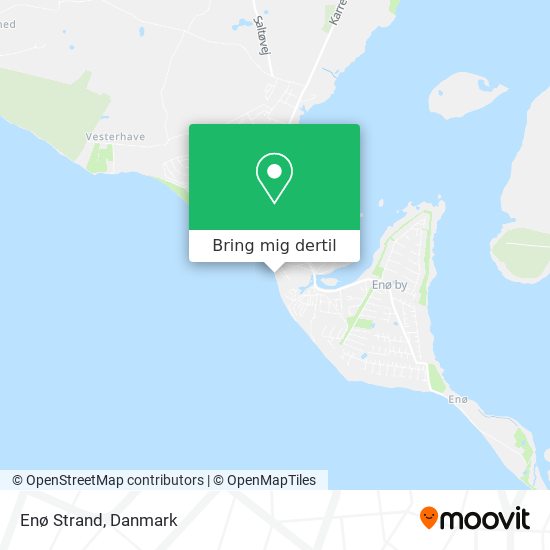 Enø Strand kort