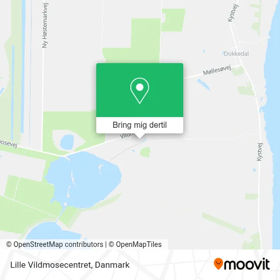 Lille Vildmosecentret kort
