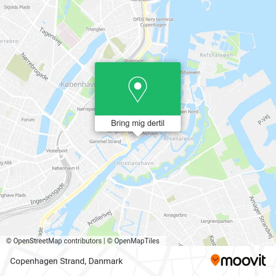 Copenhagen Strand kort