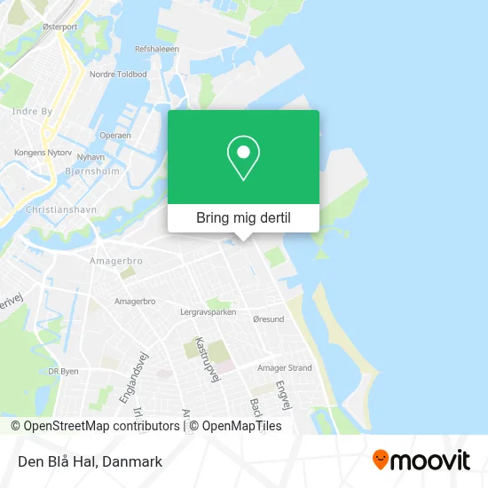 Den Blå Hal kort