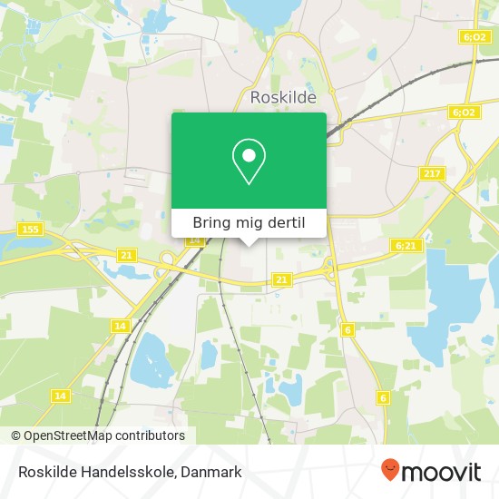 Roskilde Handelsskole kort