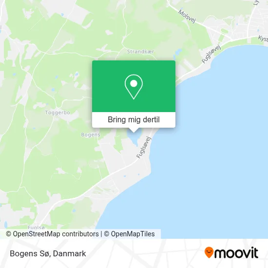 Bogens Sø kort