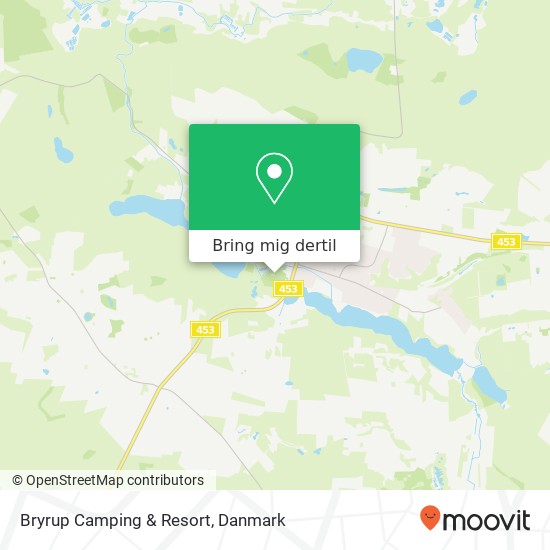 Bryrup Camping & Resort kort
