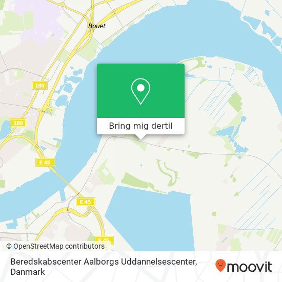 Beredskabscenter Aalborgs Uddannelsescenter kort