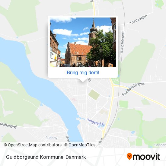 Guldborgsund Kommune kort