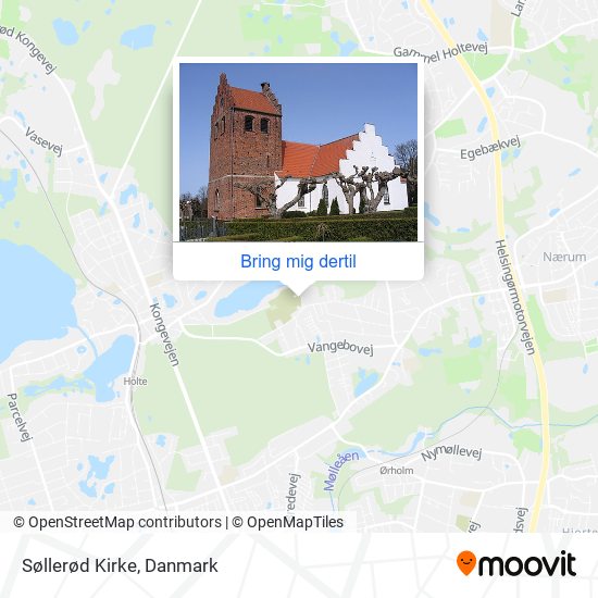Søllerød Kirke kort