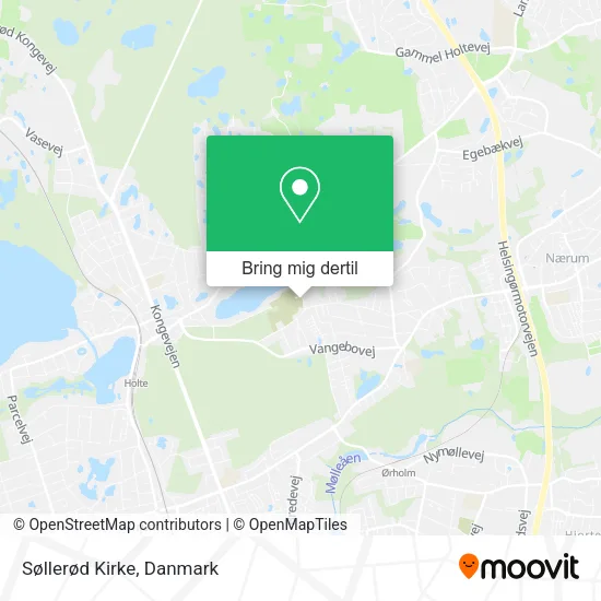 Søllerød Kirke kort