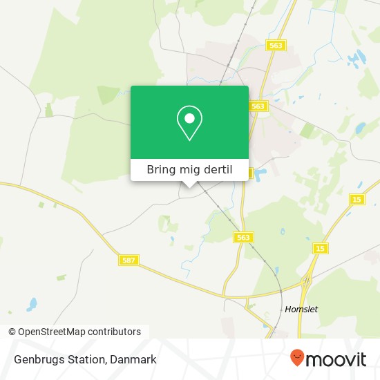 Genbrugs Station kort