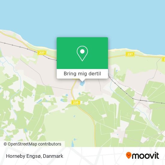 Horneby Engsø kort