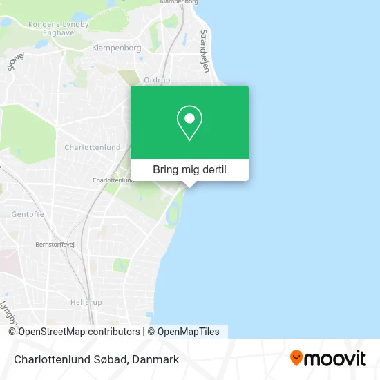 Charlottenlund Søbad kort