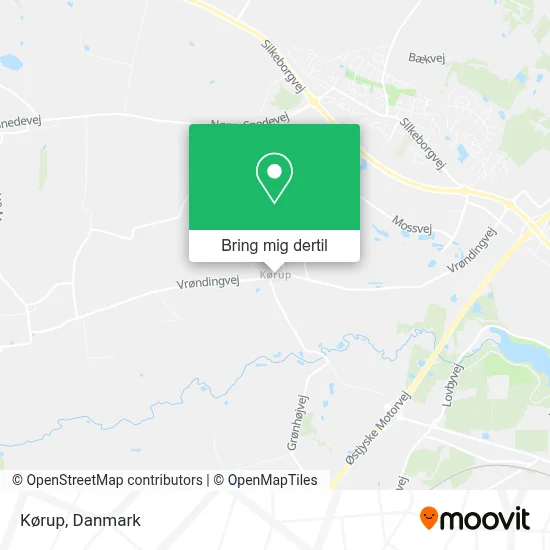 Kørup kort