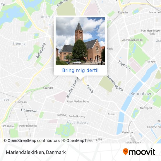 Mariendalskirken kort