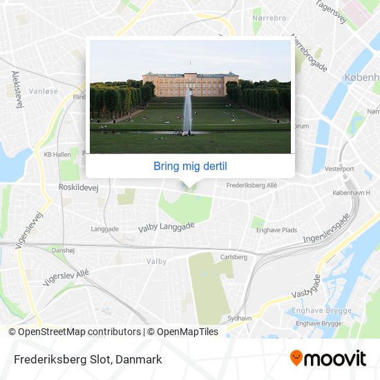 Frederiksberg Slot kort