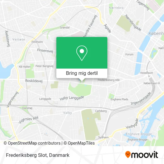 Frederiksberg Slot kort