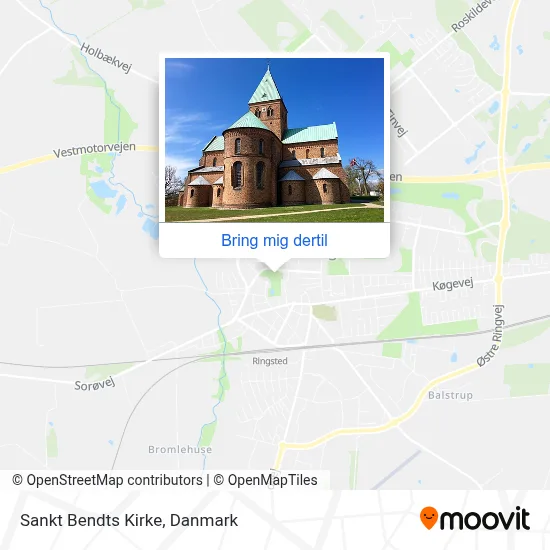 Sankt Bendts Kirke kort