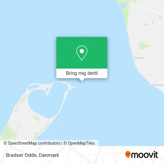 Bradser Odde kort