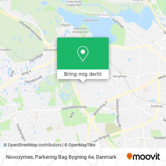 Novozymes, Parkering Bag Bygning 6e kort