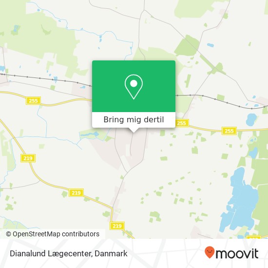 Dianalund Lægecenter kort