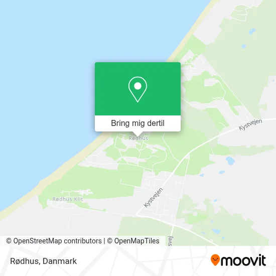 Rødhus kort