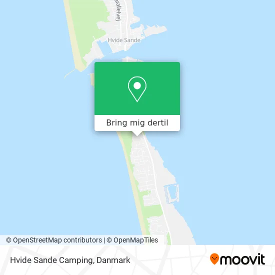 Hvide Sande Camping kort