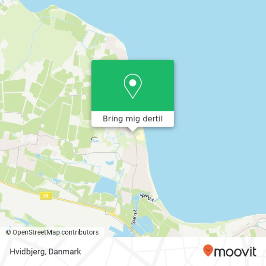 Hvidbjerg kort