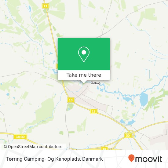 Tørring Camping- Og Kanoplads kort