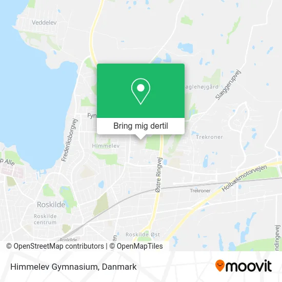 Himmelev Gymnasium kort