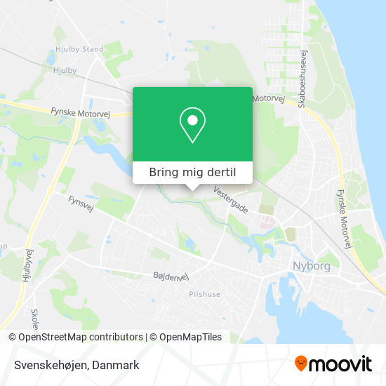 Svenskehøjen kort