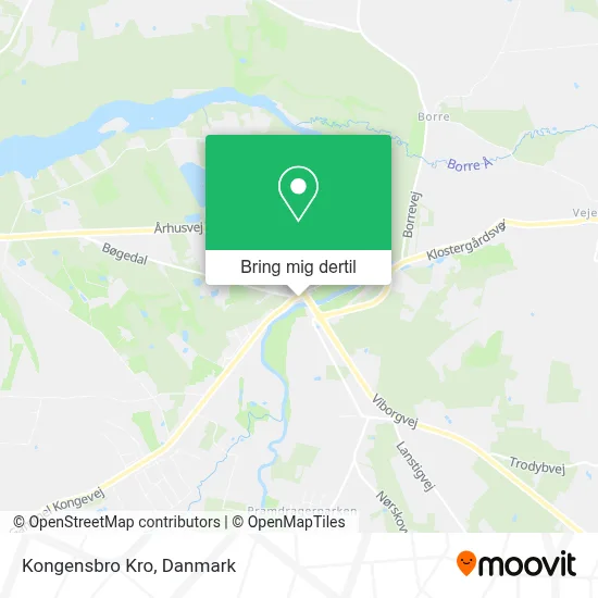 Kongensbro Kro kort