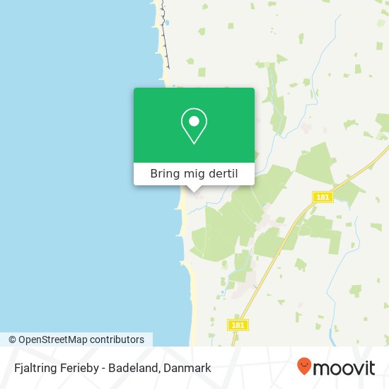 Fjaltring Ferieby - Badeland kort