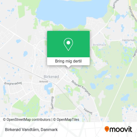 Birkerød Vandtårn kort