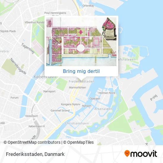 Frederiksstaden kort