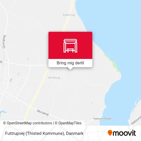 Futtrupvej (Thisted Kommune) kort