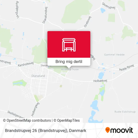 Brandstrupvej 26 kort